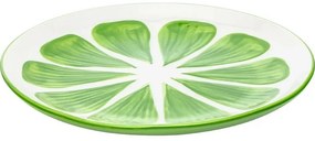 Altom Set de farfurii ceramice Tropicana lime 20cm, 2 bucăți