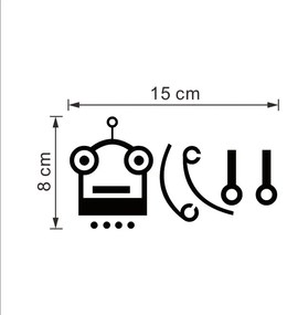 Autocolante pentru întrerupător "Robot" 20x17cm