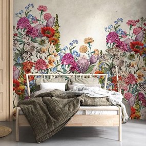 Tapet Spring Mural (Cream), VLAdiLA