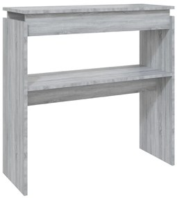 815217 vidaXL Măsuță consolă, gri sonoma, 80x30x80 cm, lemn prelucrat