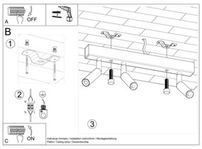 Spot EYETECH 3xG9/12W/230V alb