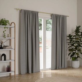 Galerie de perdea auriu mat extensibilă din oțel 168 - 305 cm Cleo – Umbra