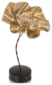 Veioza, Lampa de masa cu baterii ideala pentru restaurant, realizata manual Lafleur velvet