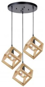 Suspensie rustica 3 becuri E27 Rhombus KL113016 Klausen
