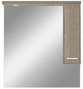 Dulap suspendat cu oglindă Nerva 85 cm, ulm Rauna