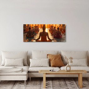 Tablou - Lecții de yoga (120x50 cm)