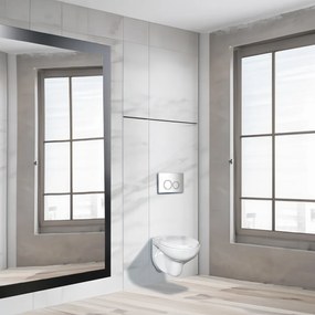 Set rezervor WC montat pe perete Roya Doris 82CHR