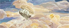 Tablou - Meduză Cerească (120x50 cm)