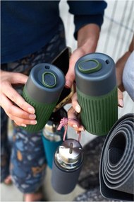 Cană de voiaj verde din sticlă 340 ml – Black + Blum