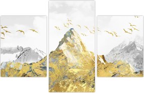 Tablou - Munte auriu (90x60 cm)