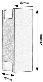 Aplica de perete exterior IP44 Cernon