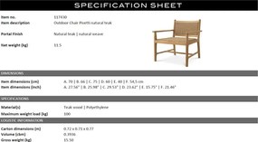 Fotoliu pentru exterior, design LUX, Pivetti