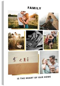 Tablou Personalizat cu 7 poze · Family