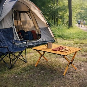 Pliabil drumeții, masa de camping Lățime: 60 cm | Lungime: 120 cm
