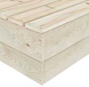 Masa de gradina, 60 x 60 x 30 cm, lemn de molid tratat 1, masa
