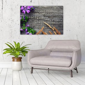 Tablou - flori de câmp (90x60 cm)