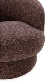 Fotoliu mov/maro pivotant Dali – MOME