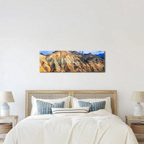 Tablou - Landmannalaugar (cu ceas) (90x30 cm)