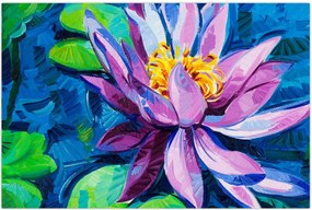 Tablou - Nufăr pe apă (90x60 cm)