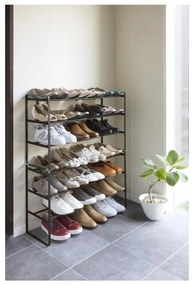 Pantofar ajustabil cu 3 etaje YAMAZAKI Maebashi, negru