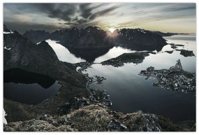 Tablou - Munții norvegieni (90x60 cm)