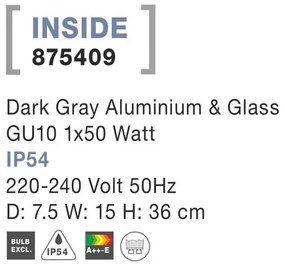Tarus cu proiector iluminat exterior IP54 INSIDE NVL-875409