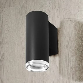 Aplica de perete pentru baie TURYN LED RGBW reglabilă 1xGU10/6,5W/230V IP44 neagră
