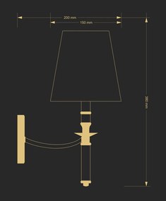 Aplica eleganta design clasic NAPOLI