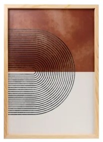 SET 3x pictură în ramă foto 50x70 cm bej/maro