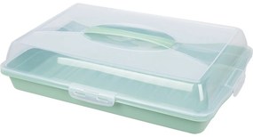 Tavă de servire cu capac EH 44 x 31 x 10 cm, verde