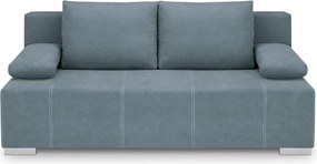 Canapea extensibila STREET IV, stofa catifelata albastru - Wind 76, 19