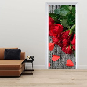 Fototapet pentru ușă - Buchet de flori (95x205cm)