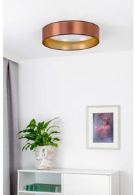 Plafonieră LED Duolla ROLLER LED/24W/230V d. 45 cm cupru/auriu