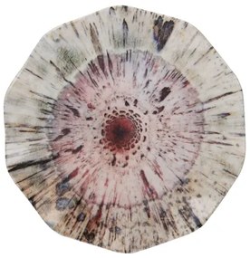 Set veselă 24 piese multicolor/porțelan