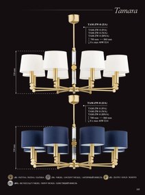 Candelabru 8 brate elegant realizat manual TAMARA
