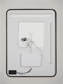 Oglinda cu iluminat LED pentru baie IP44 SINIA 60x80cm