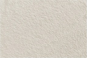 Fotoliu bean bag crem cu tapițerie din blană artificială Lilibet – Bobochic Paris