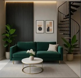 Riflaj decorativ tip panou acustic din MDF, Antracit