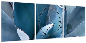 Tablou - Agave (cu ceas) (90x30 cm)