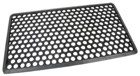 Covoraș de curățat cauciuc Hexagon 40 x 70 x 1,2 cm, negru