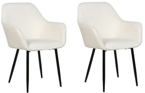 Set 2 buc scaun tip bar Anika (alb). 1077394
