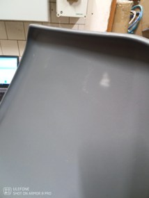 Oferta Scaun gri deschis BALI MARK cu picioare din lemn de fag II. calitate