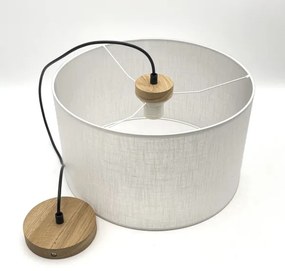 Lustră pe cablu Brilagi ANTHONY 1xE27/60W/230V stejar/alb