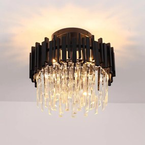 Brilagi - Plafonieră VERVE 4xE14/40W/230V Ø 40 cm neagră