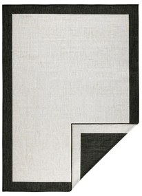Covor adecvat pentru exterior NORTHRUGS Panama, 160 x 230 cm, negru - crem