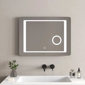 Oglinda cu iluminare Inter Ceramic dreptunghiulara 80x60 cm