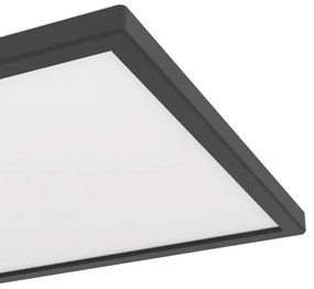 Eglo 901442-LED Plafonieră baie ROVITO 13,4W/230V 29x29cm IP44 negru