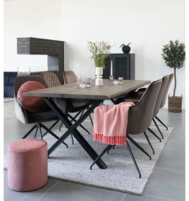 Scaun de sufragerie maro tapițat Harbo – House Nordic