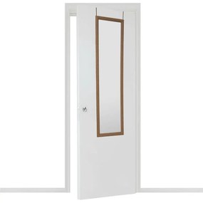 Oglindă înaltă în cadru de plastic pentru agățat pe ușă, 125,5 x 35,5 x 2 cm