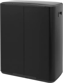 Coș Brabantia Bo Pedal 1003185, 60 L, închidere ușoară, bază antiderapantă, negru